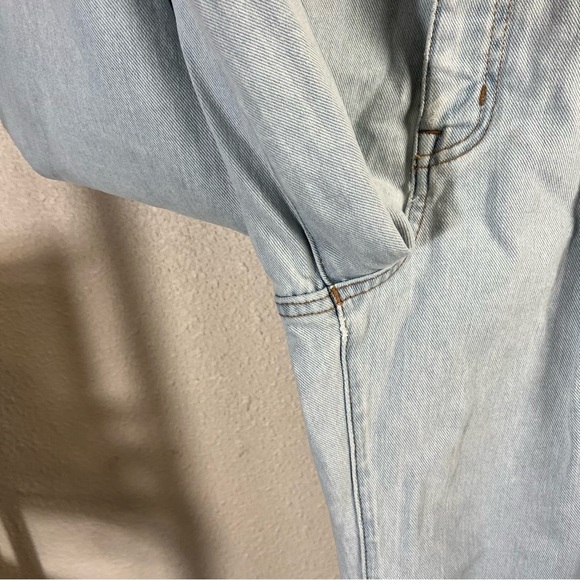 MADEWELL Superwide-Leg Jeans in Olcott Wash: Pleated Edition ND612 - Picture 8 of 14